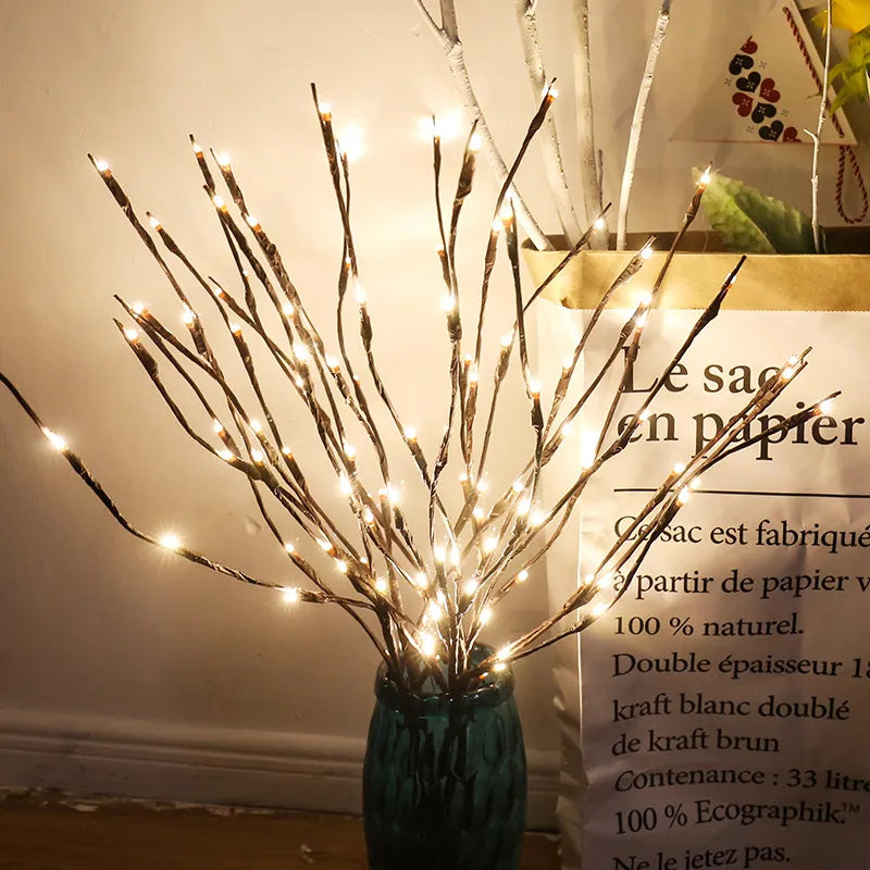 Lumières Féeriques LED - Branche Artificielle 20LED Willow