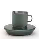  Tasse et sous-verre vert