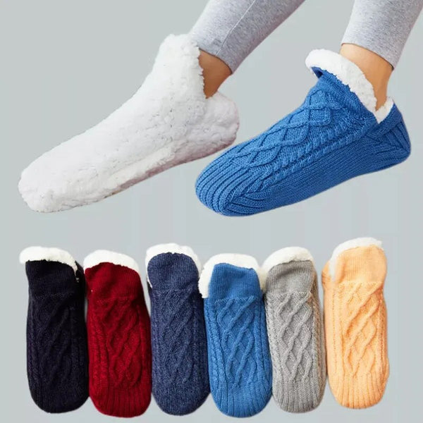 Chaussettes Chaudes Tricotées pour Pantoufles