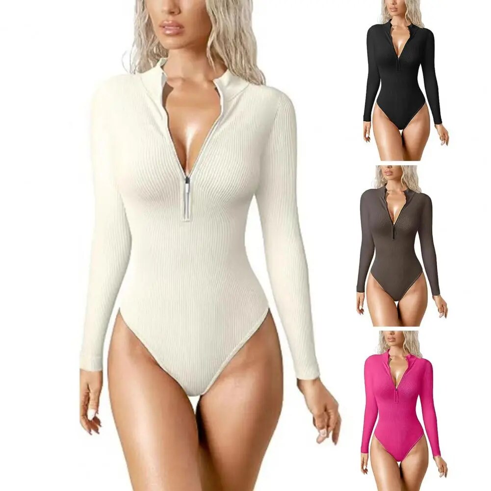 Maillot de bain zippé femme