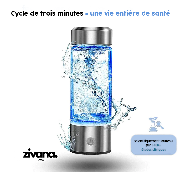 IonBottle - Bouteille d'eau à hydrogène portable