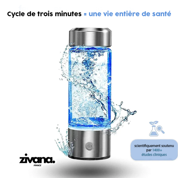 IonBottle - Bouteille d'eau à hydrogène portable