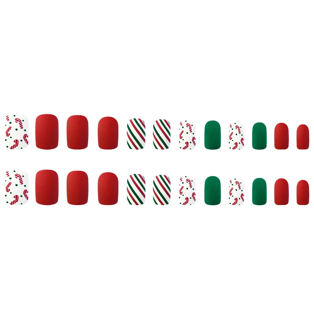 Ongles Faux Noël 24pcs