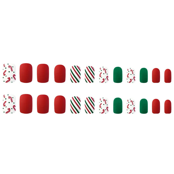 Ongles Faux Noël 24pcs